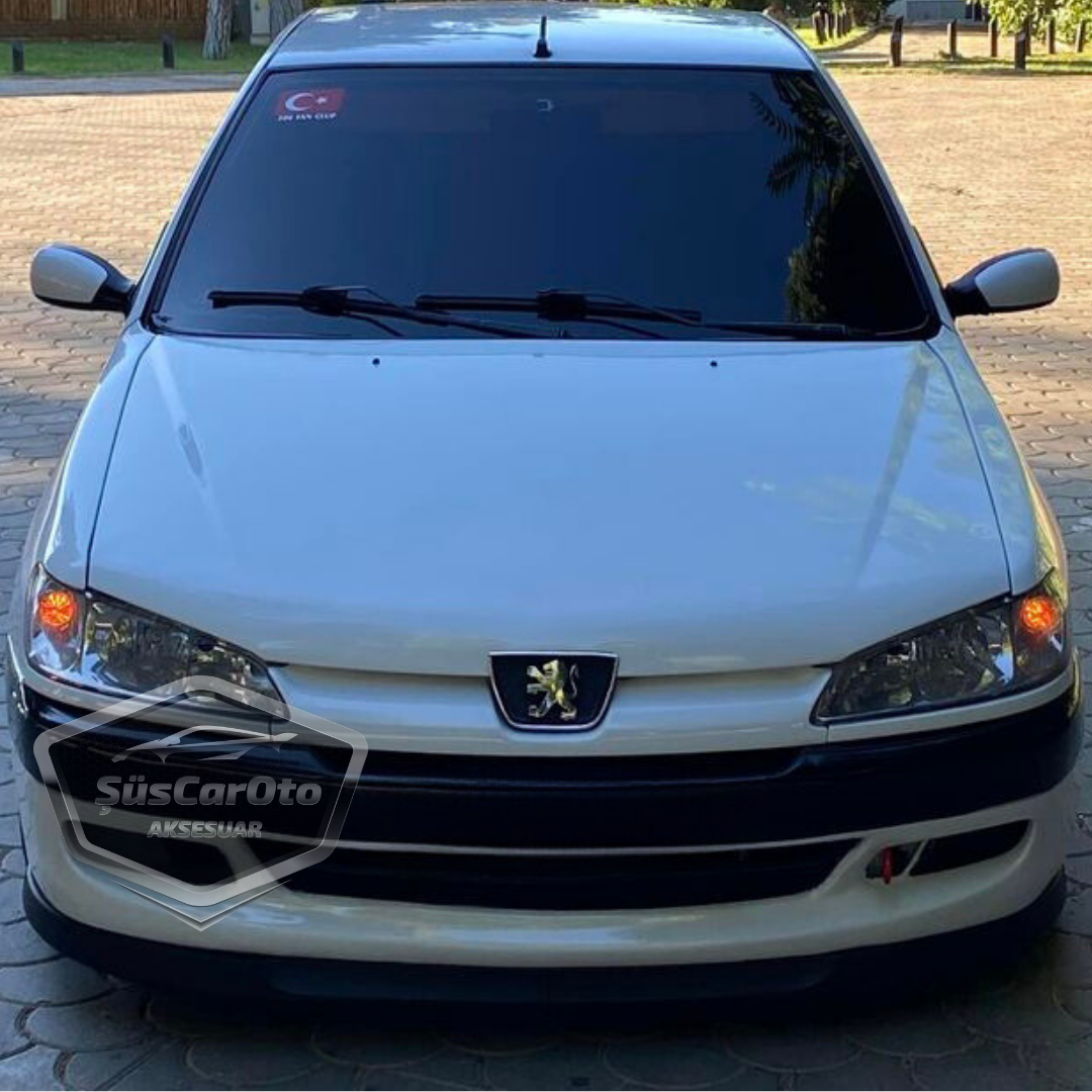 Peugeot 306 1993-2002 Uyumlu Üniversal Astra H lip Esnek Ön Lip 2 Parça Tampon Altı Dil Karlık Ön Ek image 6