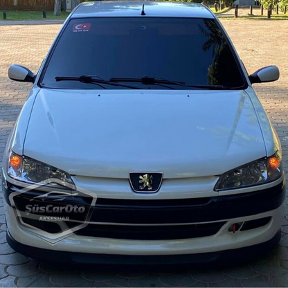 Peugeot 306 1993-2002 Uyumlu Üniversal Astra H lip Esnek Ön Lip 2 Parça Tampon Altı Dil Karlık Ön Ek image 6