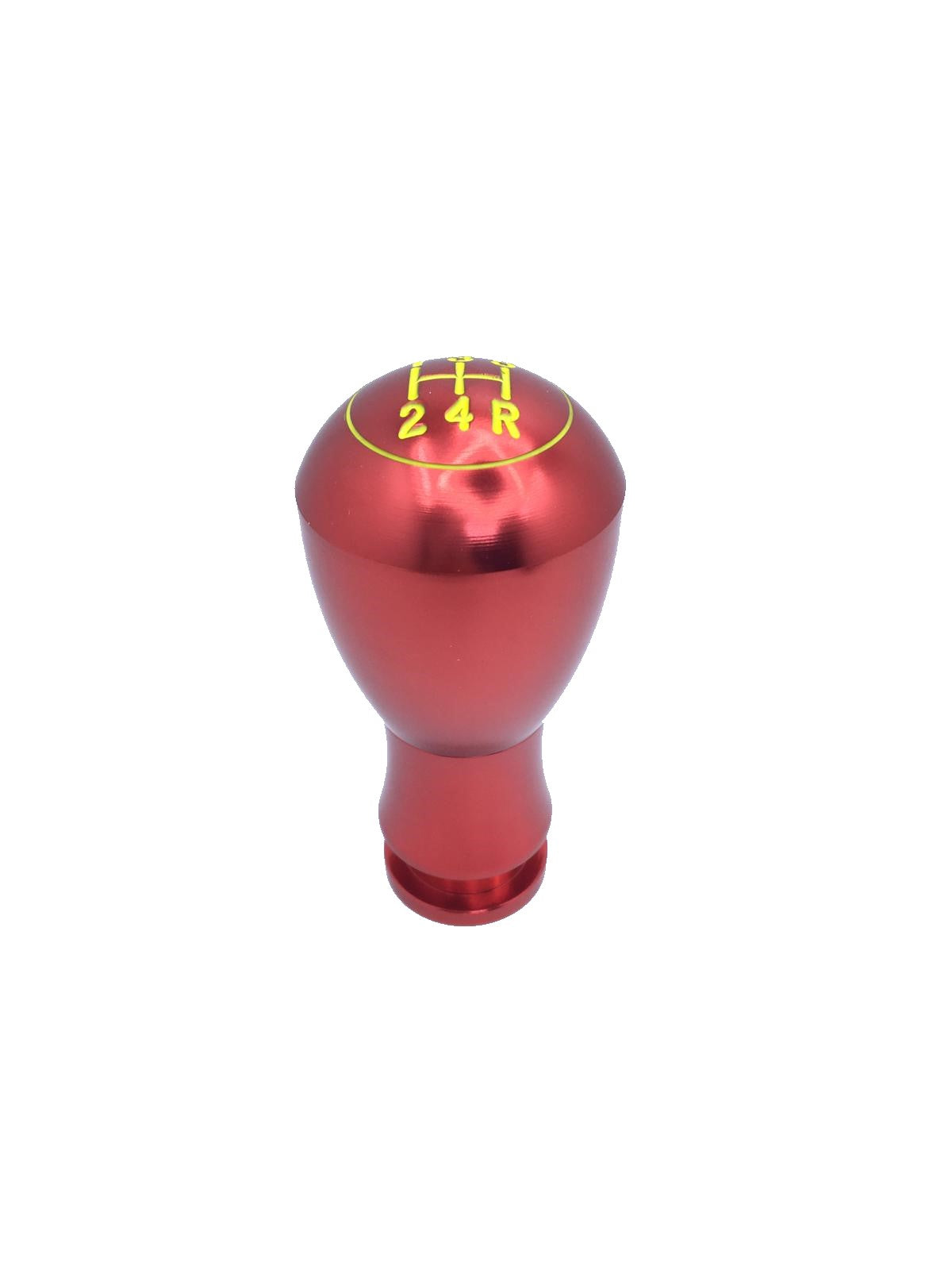 Üniversal Metal Spor Görünümlü Vites Topuzu Aparatlı Yuvarlak Tip Kırmızı image 5