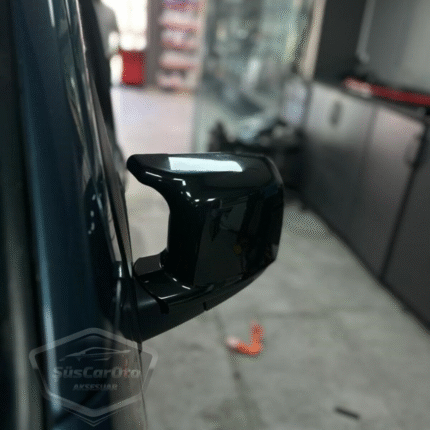 Peugeot Bipper 2008-2022 Uyumlu Batman Yarasa Ayna Kapağı Piano Black ABS Plastik